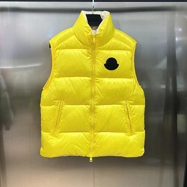 몽클레어 패딩 조끼 (컬러 옐로우, 블랙)