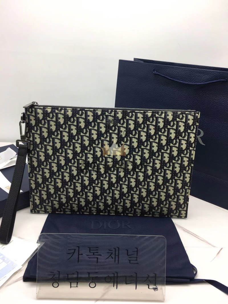 디올 오블리크 클러치 라지