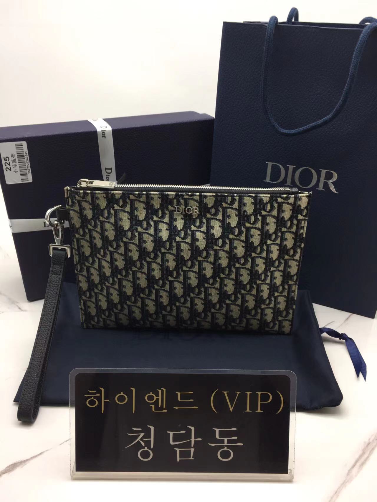 디올 22FW 오블리크 스트랩 클러치백