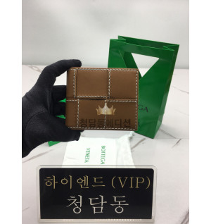 보테가 베네타 인트레치아토 폴더형 반지갑 605721