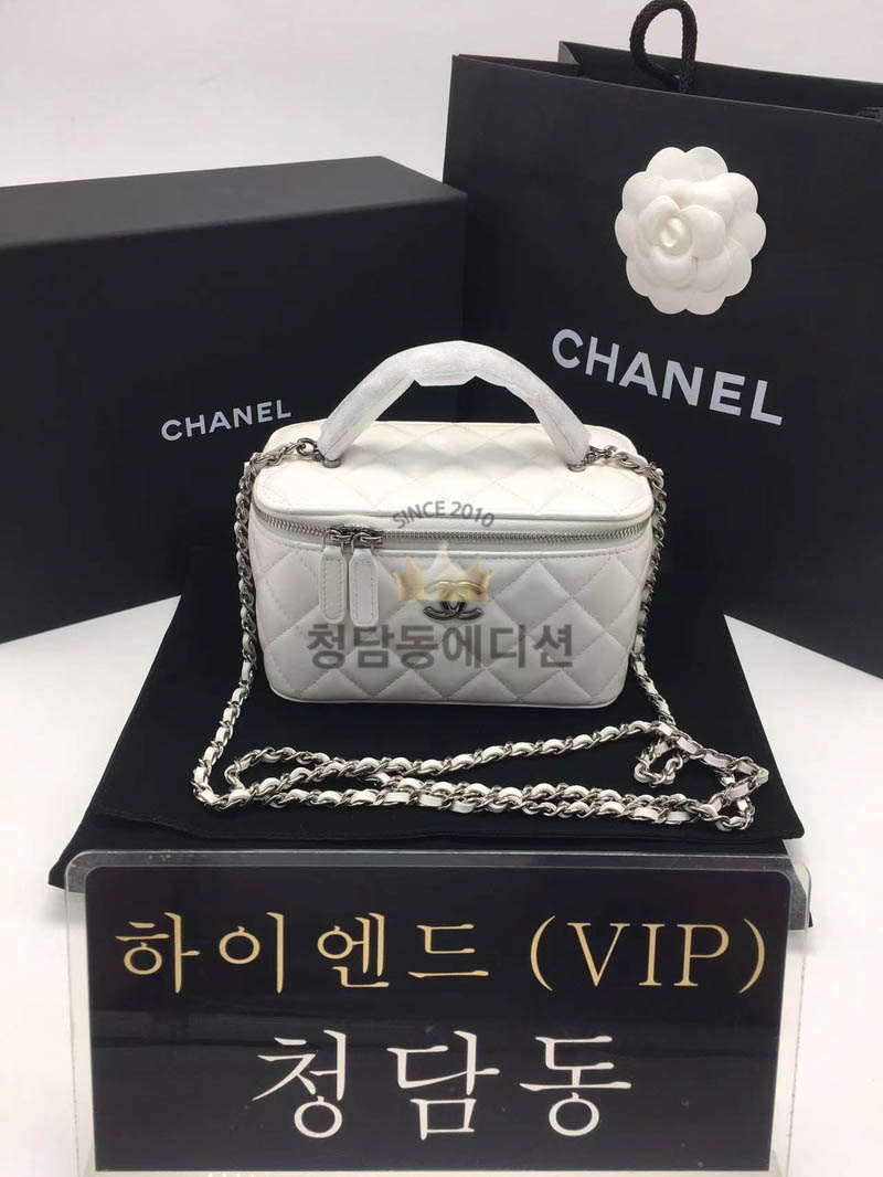 샤넬 23K 탑핸들 베니티