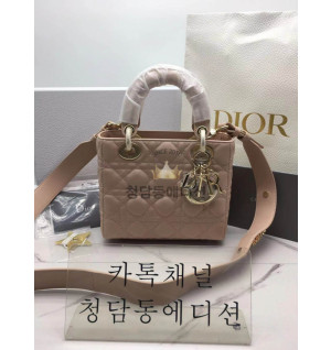 디올 램스킨 레이디백 MY ABC