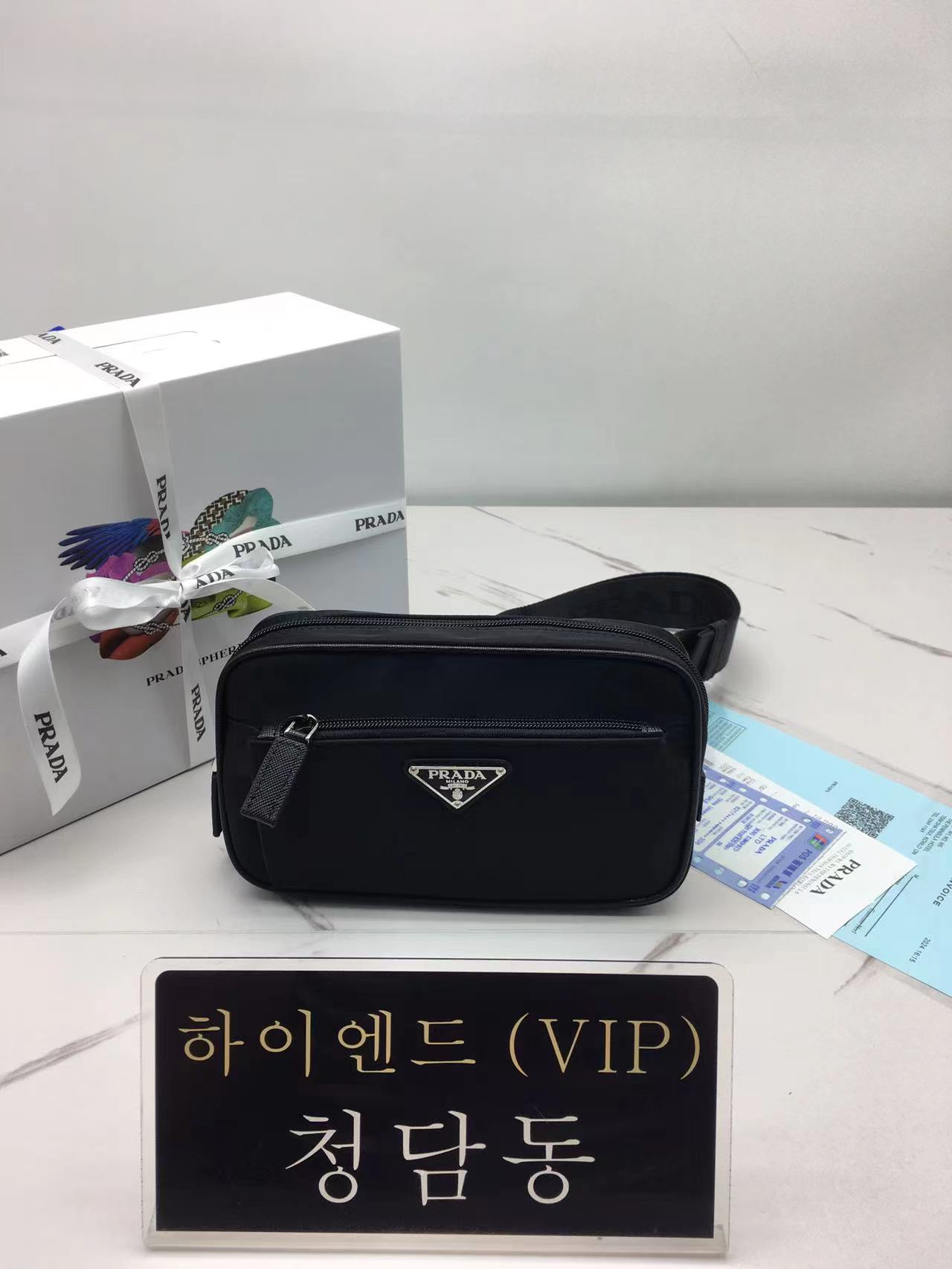 24SS 프라다 백팩 2VL977WOO2DMG Black