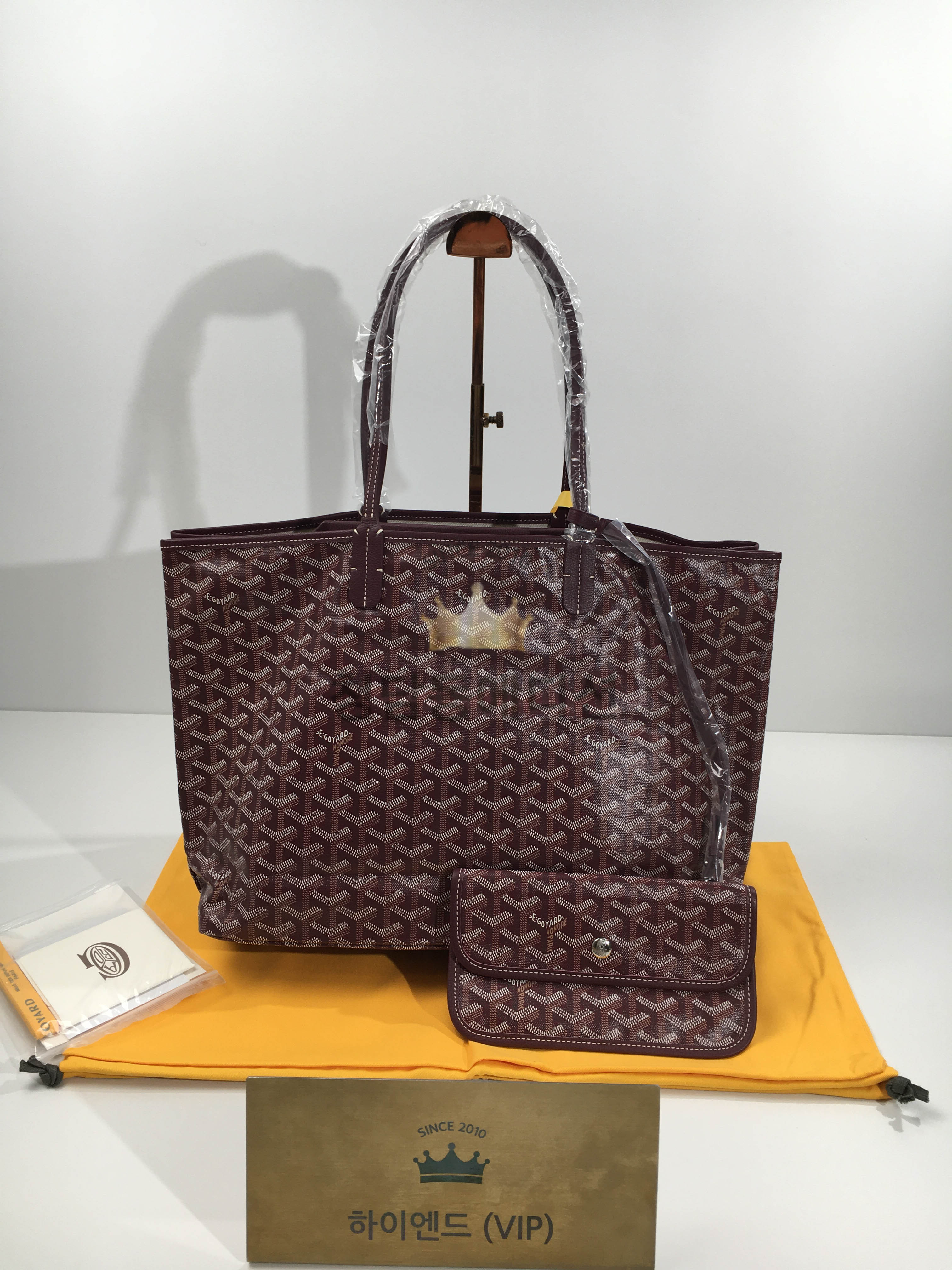 고야드 이사벨 클래식 스페셜 컬러 토트백 pm (컬러 버건디)