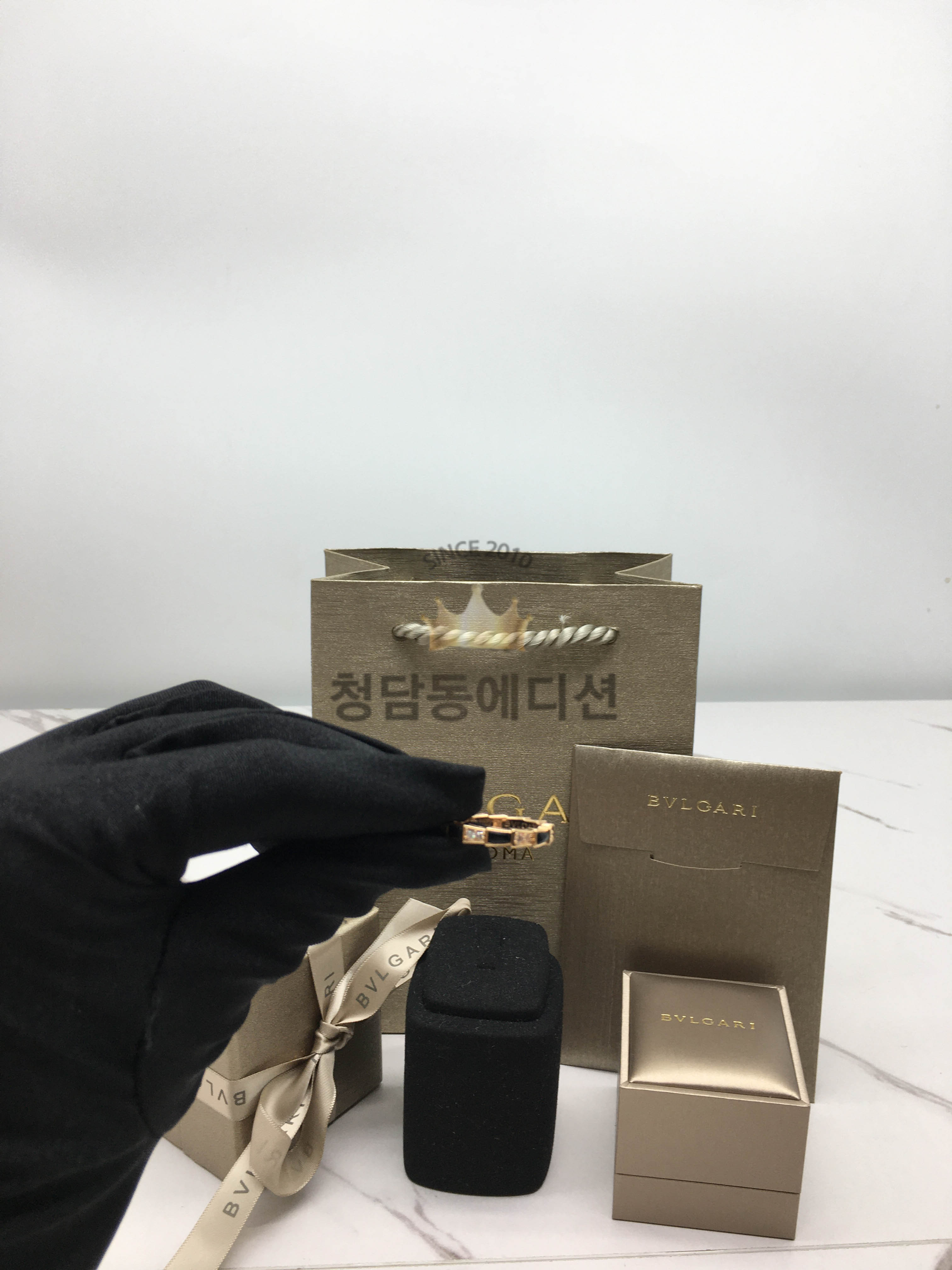 불가리 세르펜티 바이퍼 반지