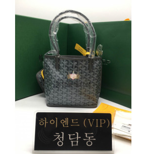 고야드 마카쥬 미니 앙주 (씰링 클립 포함) (컬러 그레이(핑크하트))