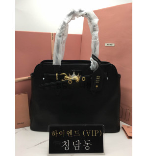 미우미우 아방뛰르 나파 가죽백