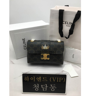 셀린느 빅투아르 틴 숄더백 116593