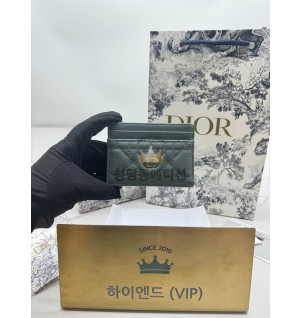디올 카로 프레지아 카드홀더 (컬러 클라우드 블루)