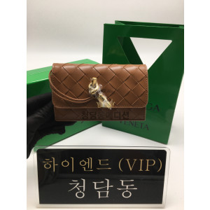 보테가 베네타 안디아모 지퍼 카드 케이스 776031 (컬러 브라운)