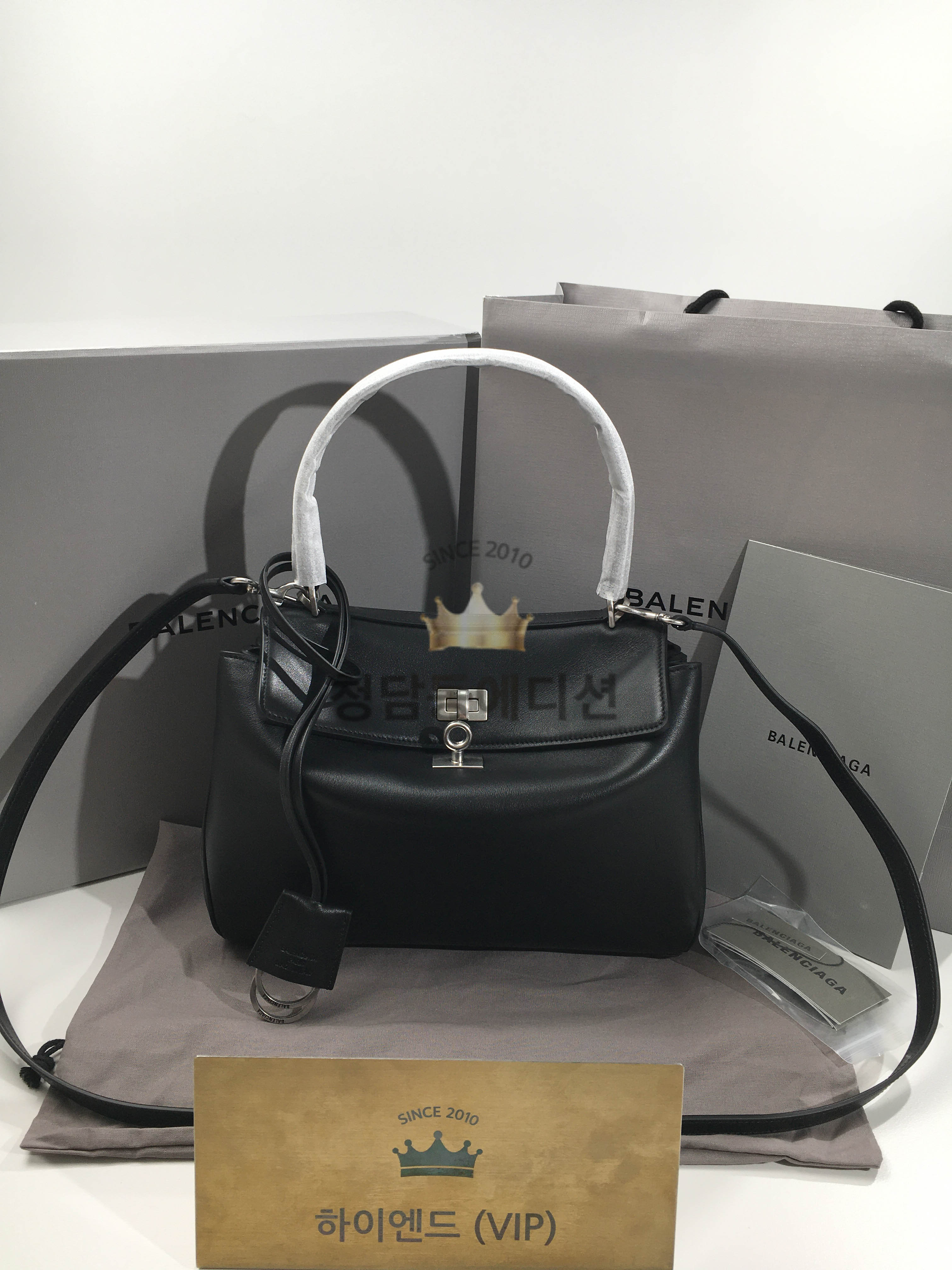 발렌시아가 로데오 스몰 핸드백 (버클컬러 은장)