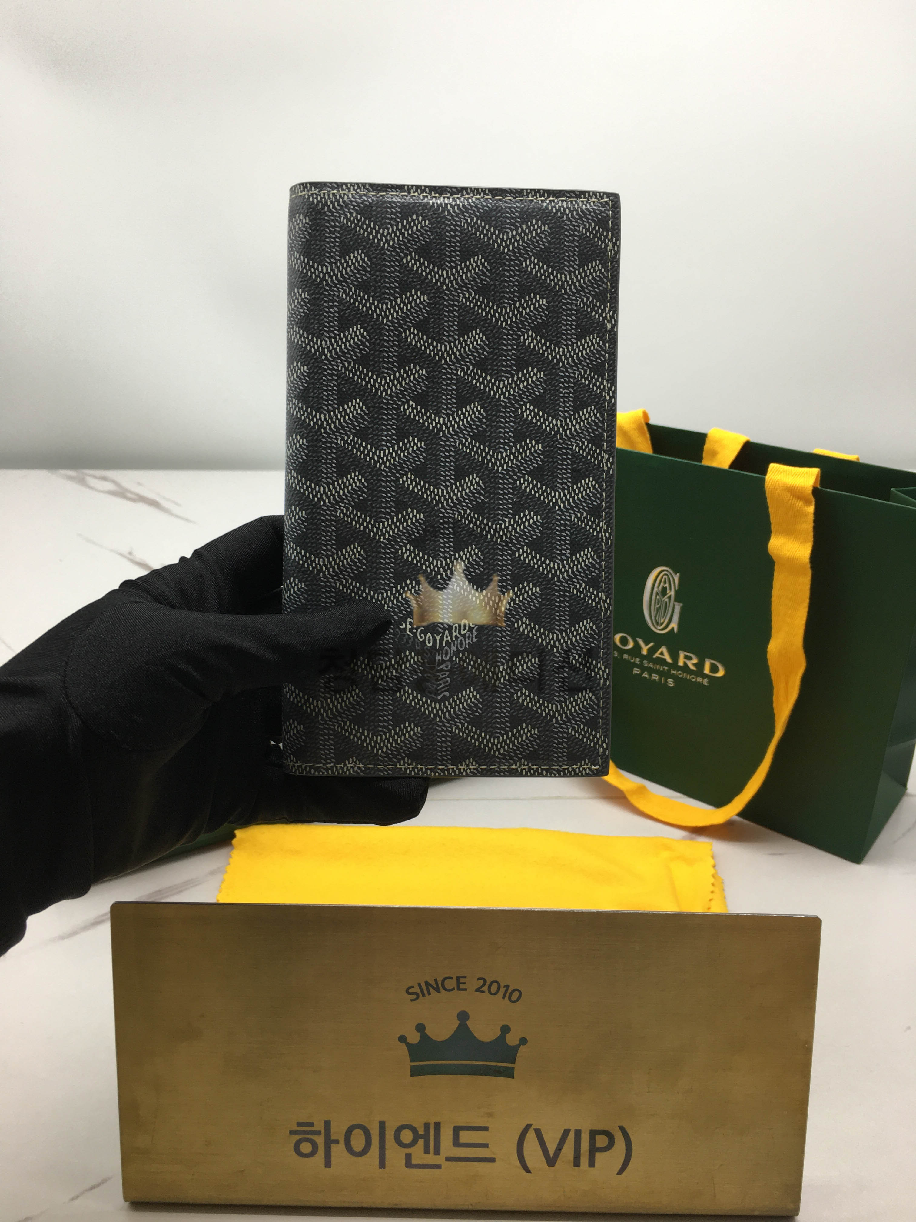 고야드 생로슈 장지갑 (컬러 그레이)