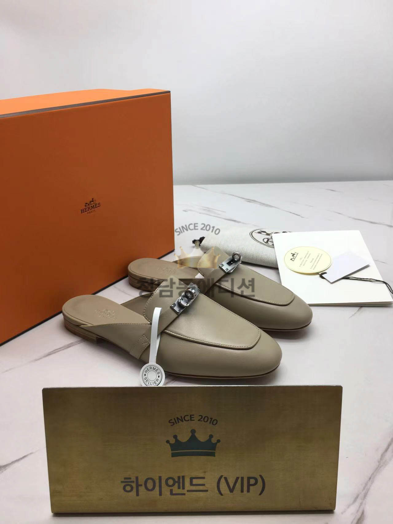 에르메스 오즈 뮬 (handmade ver.) (은장/금장)