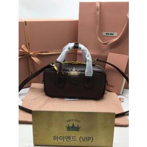 미우미우 아르카디 가죽백 레귤러 (renewal ver.)