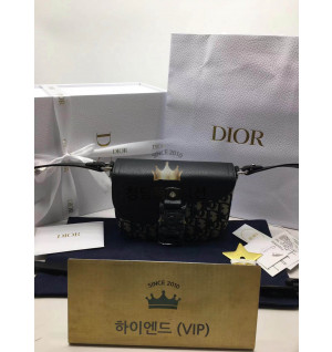 디올 새들 플랩 메신저백 19.5cm (upgrade ver.)