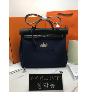 에르메스 에르백 39 (올수공) (컬러 블루 마린)