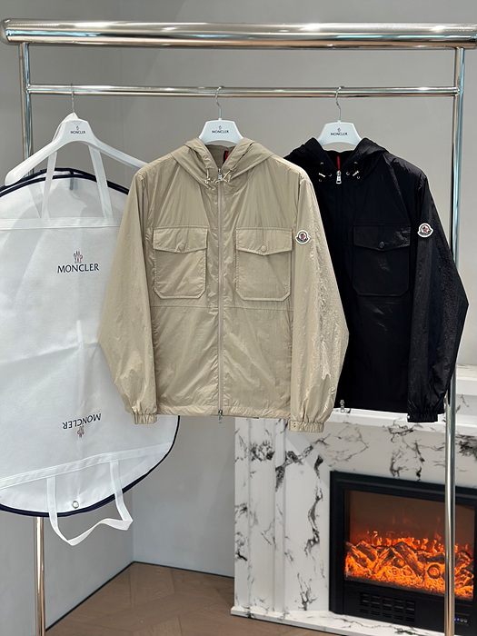 몽클레어 바람막이 (남성용) (컬러 베이지, 블랙)