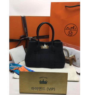 에르메스 미니 가든파티 누아 올수공