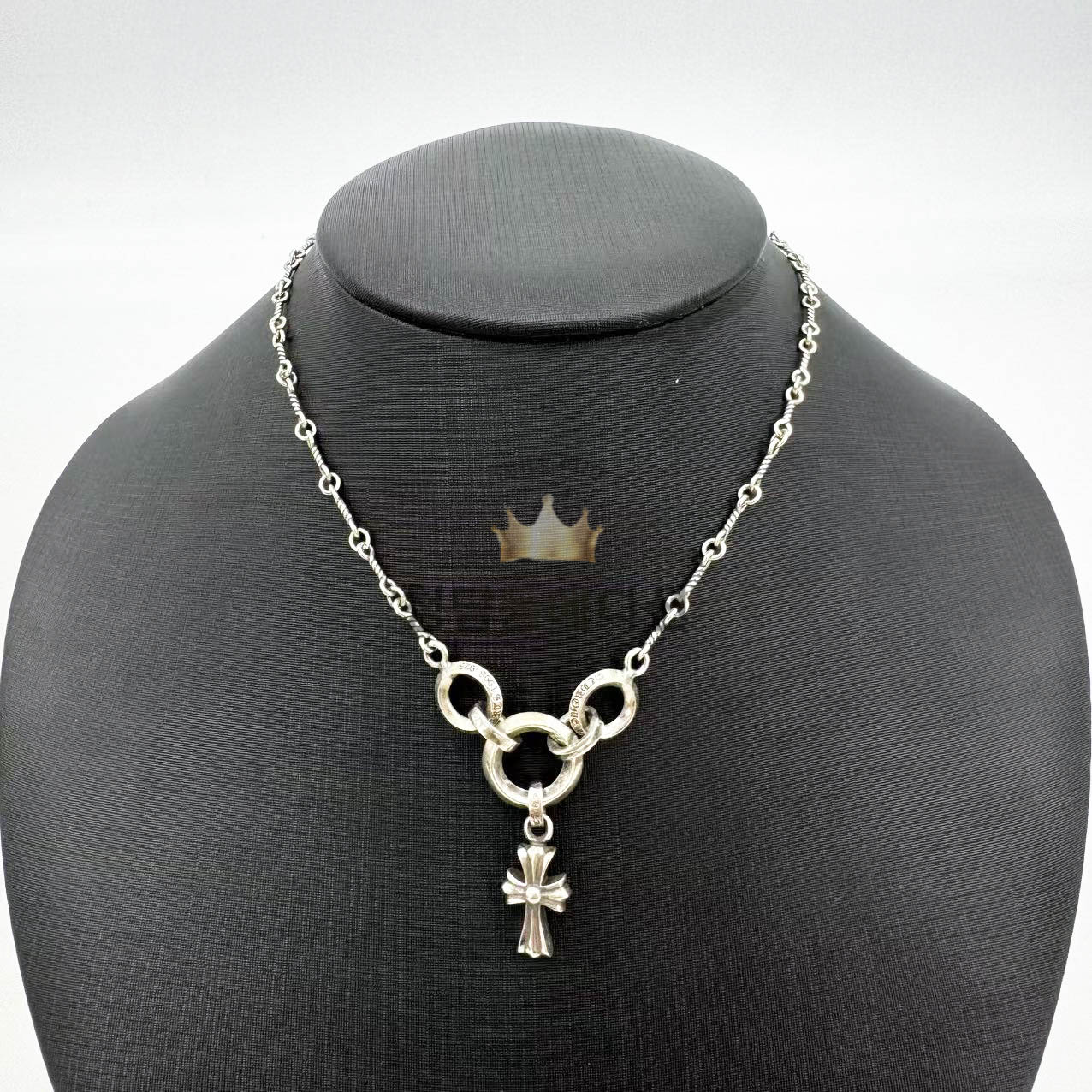 크롬하츠 실버 트위스트 베이비팻 웨이스트 체인 목걸이