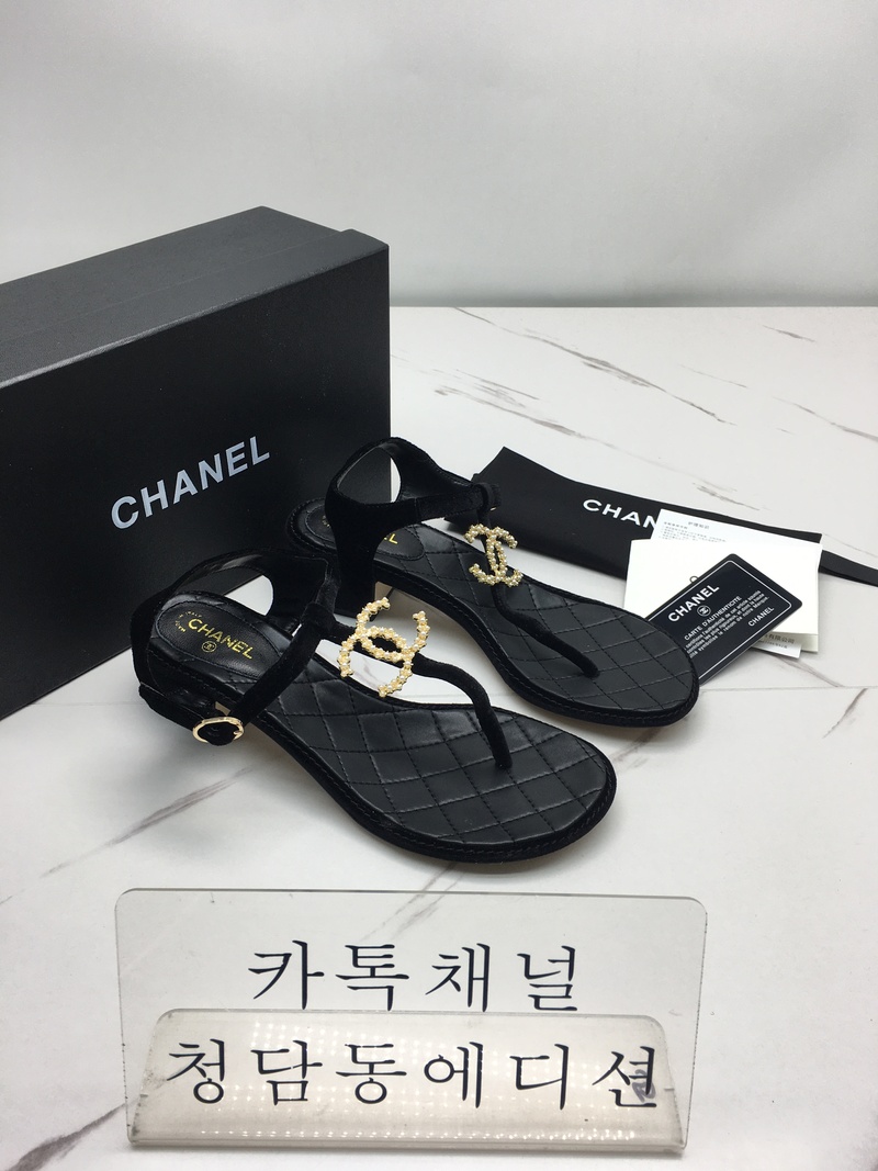 샤넬 CC로고 샌들 사이즈:230/36