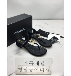 샤넬 CC로고 샌들 사이즈:230/36