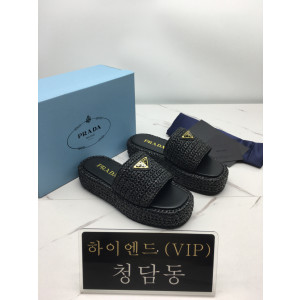 프라다 플랫폼 슬리퍼 사이즈:240/38