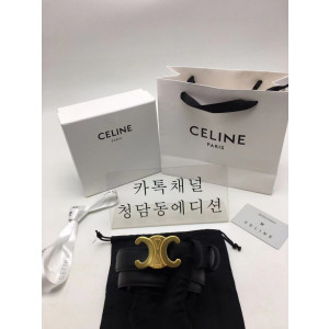 셀린느 벨트 (버클 2.5CM) (무광) 유로 150 (바지 허리사이즈 37 - 40인치)