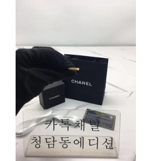 샤넬 코코크러쉬 반지 (색상:로즈골드 / 종류:민무늬 / 사이즈:8호)