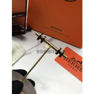 에르메스 팝아슈 귀걸이 (컬러 블랙) (미니 팝 / 팝)