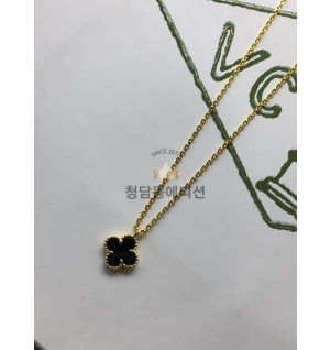 반클리프 앤 아펠 알함브라 목걸이 (스위트) (줄컬러 옐로우골드) (V-gold소재)