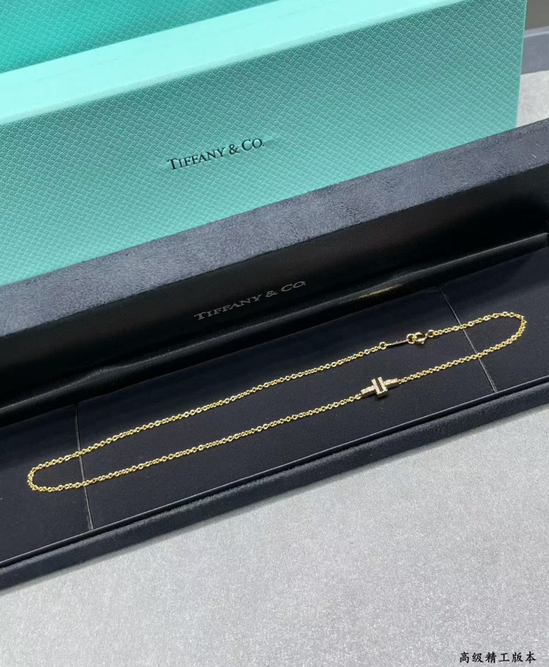 티파니 T 팔찌 (컬러 옐로우골드, 화이트골드)