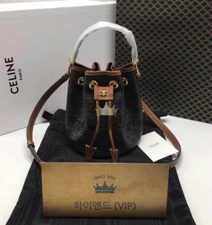 셀린느 틴 클라라 백 트리옹프 캔버스&카프스킨