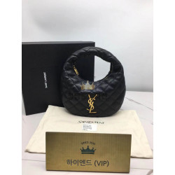 생로랑 25FW 이카리노 퀼팅 나파 레더 토트백 851689 AAANG 1000 (컬러 블랙)