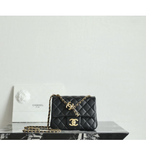 샤넬 25FW 미니백 CC로고 줄조절 체인 미니 플랩백 18cm AS5759