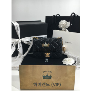 샤넬 25FW 미니백 CC로고 줄조절 체인 미니 플랩백 18cm AS5758
