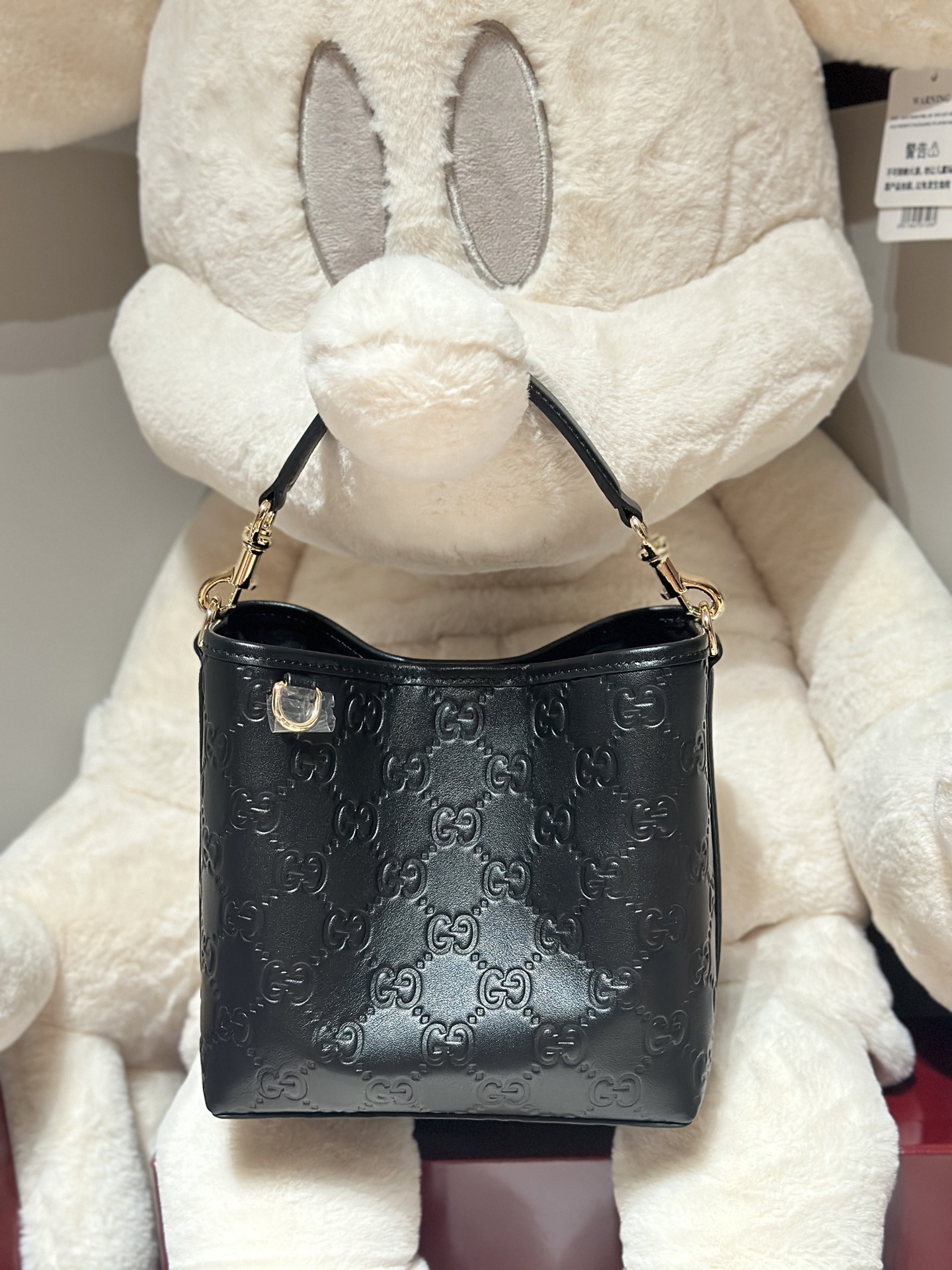 구찌 25FW 815118 GG앰블럼 스몰 버킷백