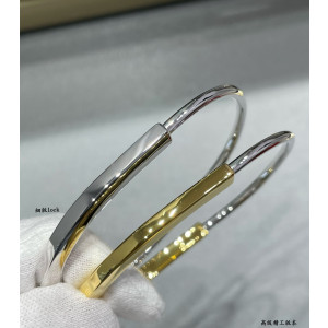 티파니 락 팔찌 (컬러 옐로우골드, 화이트골드)