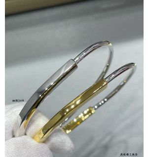 티파니 락 팔찌 (컬러 옐로우골드, 화이트골드)