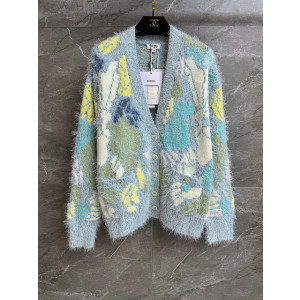 샤넬 플로럴 모헤어 니트 가디건