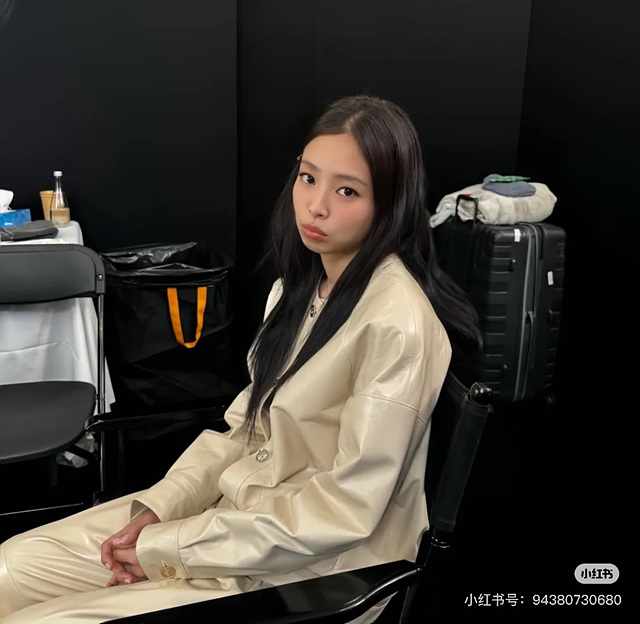 샤넬 아이보리 레더 자켓