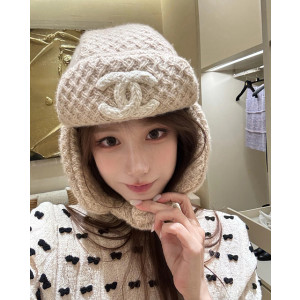 샤넬 리본 패턴 니트 반팔 (컬러 블랙, 아이보리)