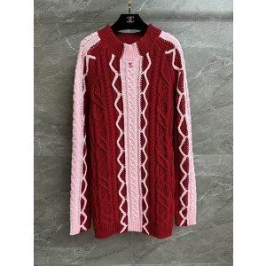 샤넬 꽈배기 니트 원피스