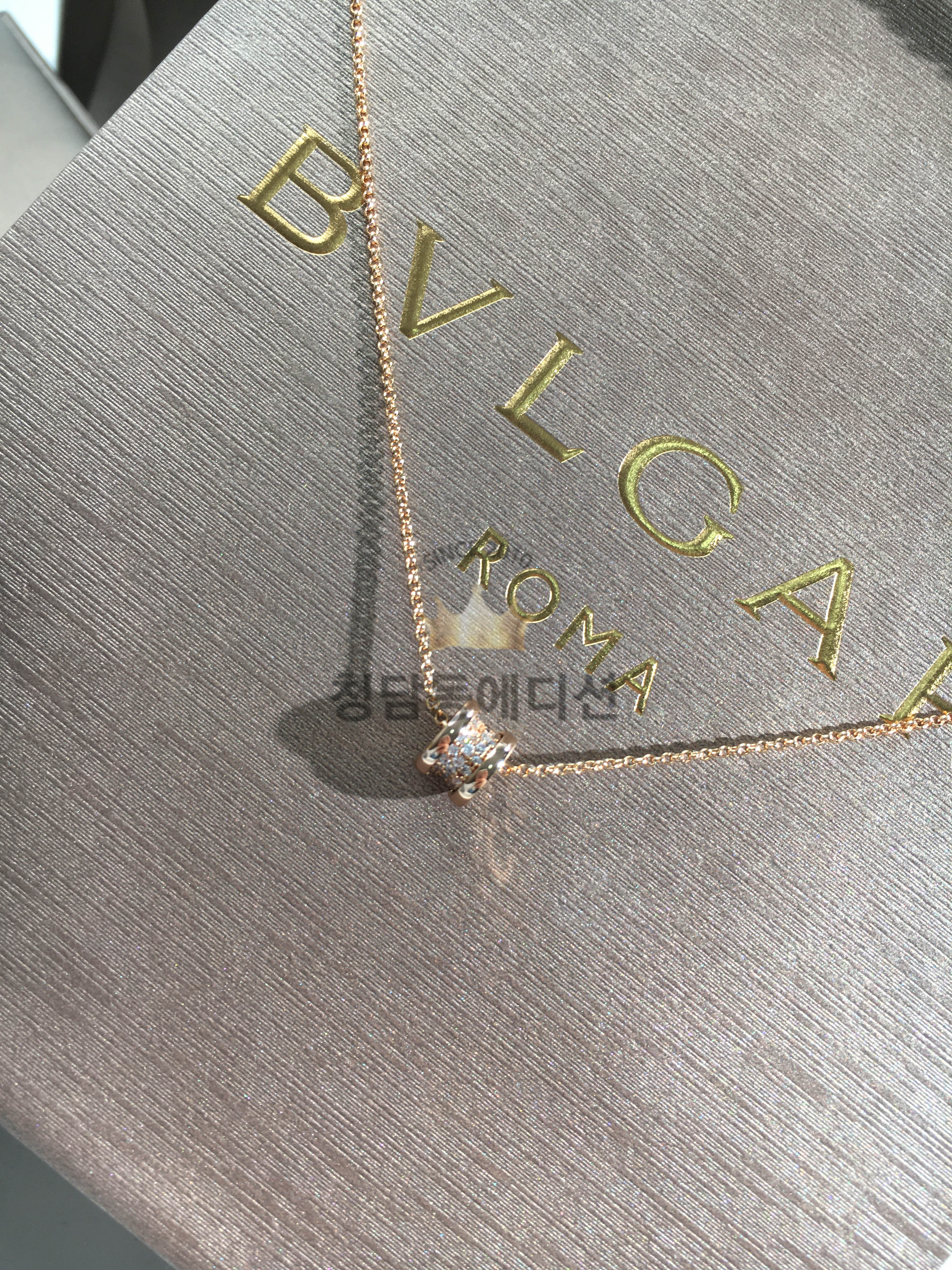 불가리 비제로원 다이아 목걸이 (3COLOR) (V-gold소재)