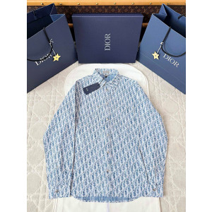 디올 오블리크 자가드 클래식 셔츠 (남성용)