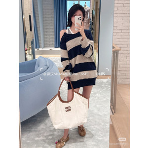 미우미우 스트라이프 니트