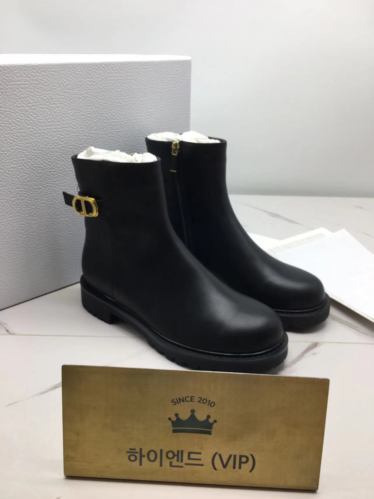 Ok(1707109334) 디올 앵클부츠 슈즈 사이즈:250~255/40 (여성용)