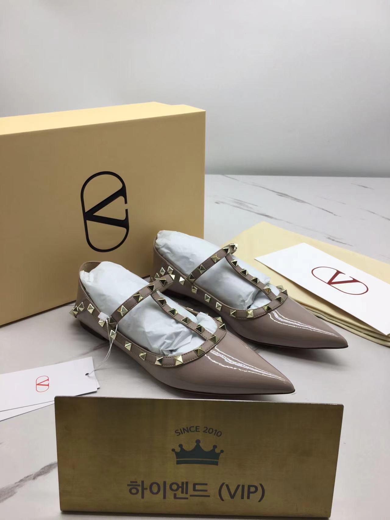 Ok(1732008632) 발렌티노 플랫 사이즈:240/38