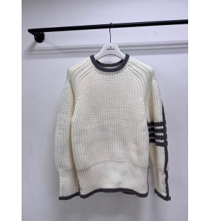 Ok(1641717434) 톰브라운 스웨터 (남성용) 색상:아이보리 / 사이즈:4