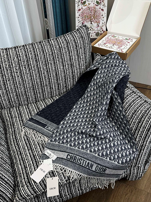 디올 오블리크 캐시미어 머플러