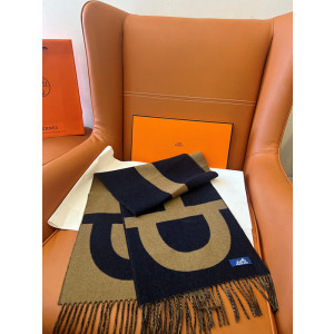 에르메스 H 카사크 그랜드모스 캐시미어 머플러